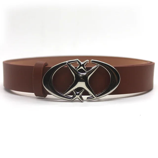 Punk Moon Star Buckle Belt Design