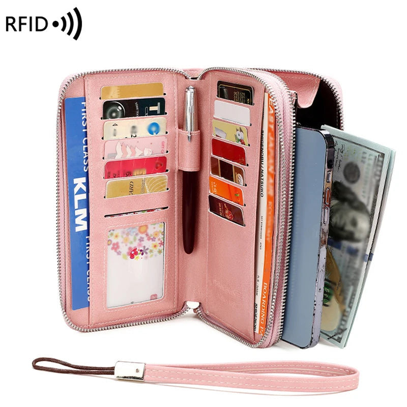 Block Resistant Multifunctional Women's Purse