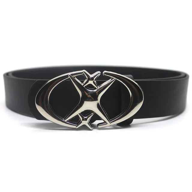 Punk Moon Star Buckle Belt Design