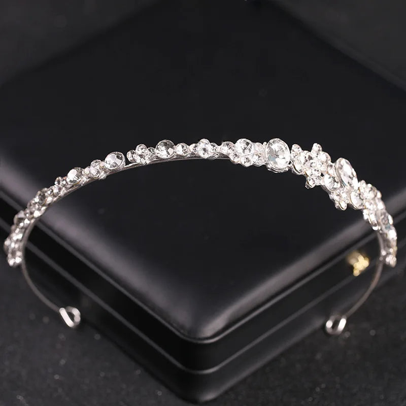 1pc rhinestone hair bands crown