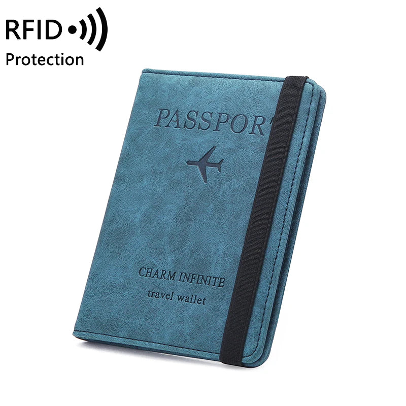 anti-theft multi-functional travel passport holder