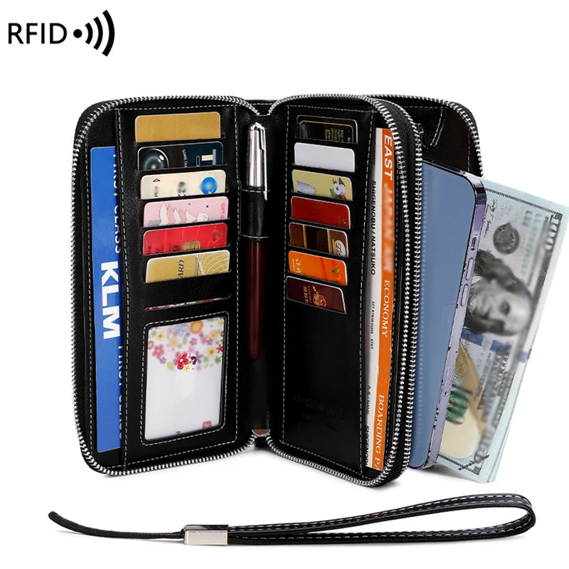 Block Resistant Multifunctional Women's Purse