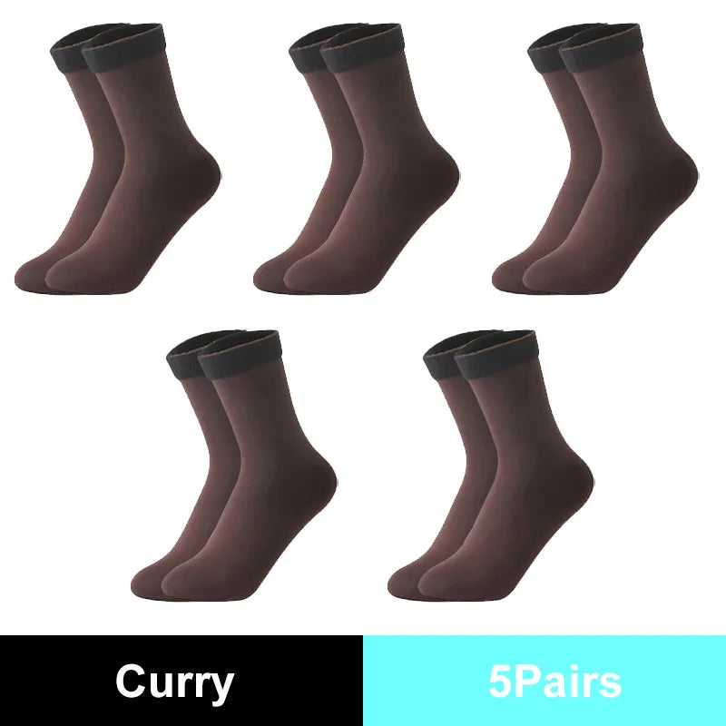 Warm Solid Women Socks