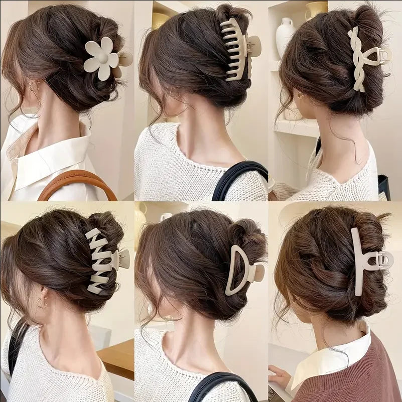 6Pcs Women Fashion Claw Clip