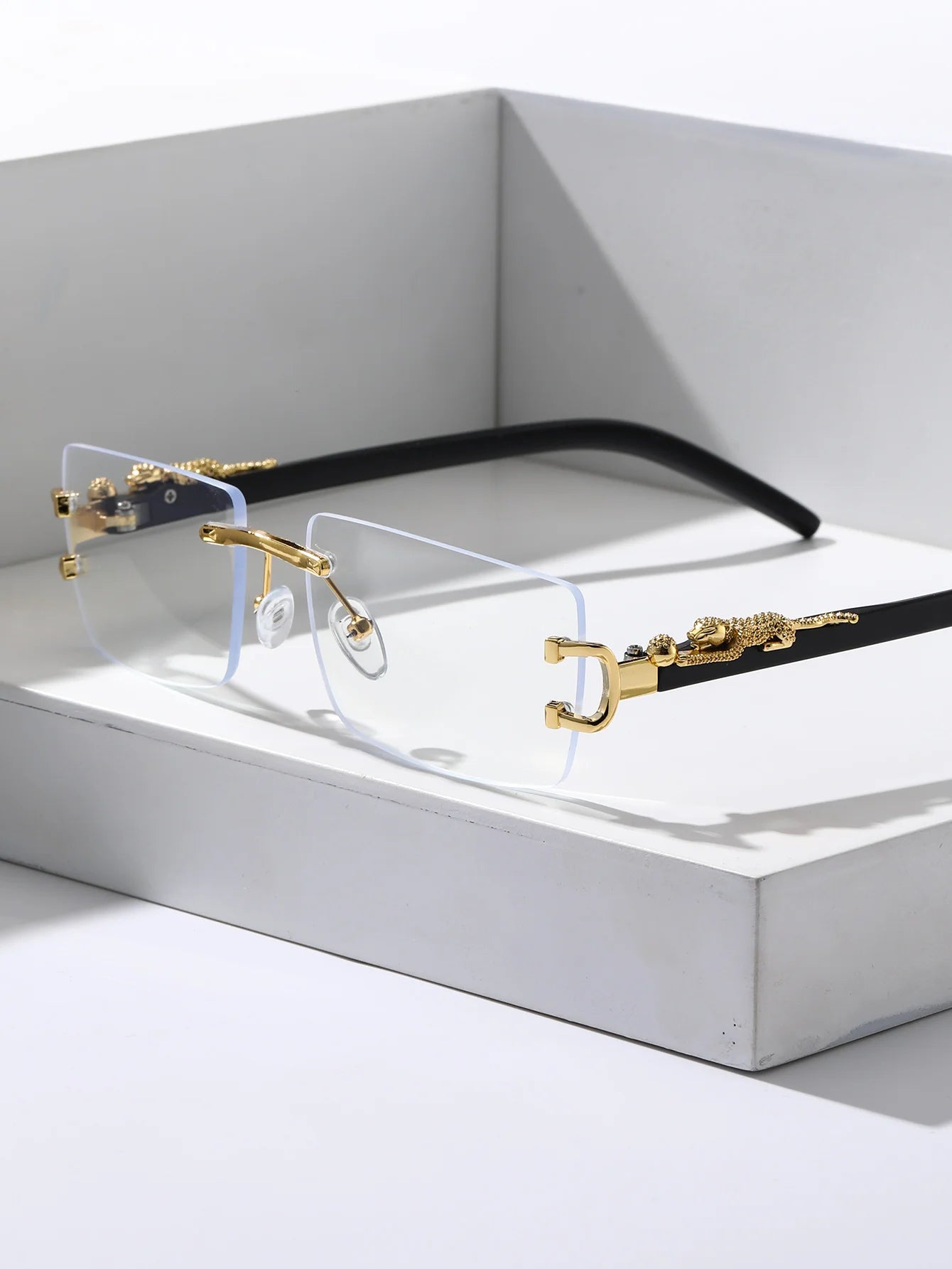 Trendy Frameless Rectangular Personalized Sunglasses