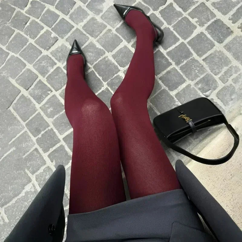 Women's Tights Slim Stockings Pantyhose Super Elastic Leggings