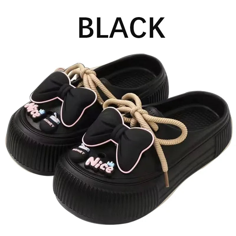 Lovely Bow Slippers