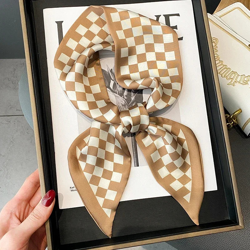 Fashion Print Hair Ribbon Scarf