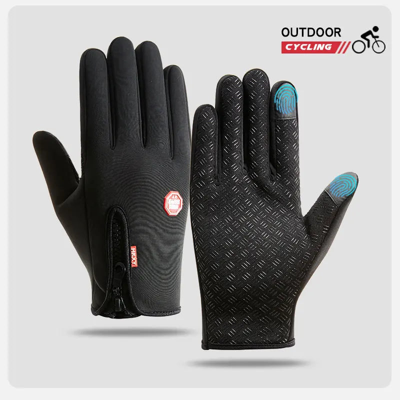 Driving Motorcycle Waterproof Thermal Non-Slip Gloves