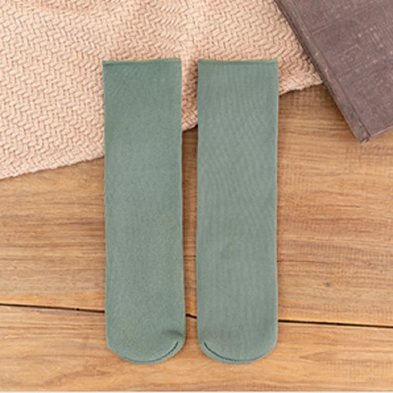 Warm Solid Women Socks