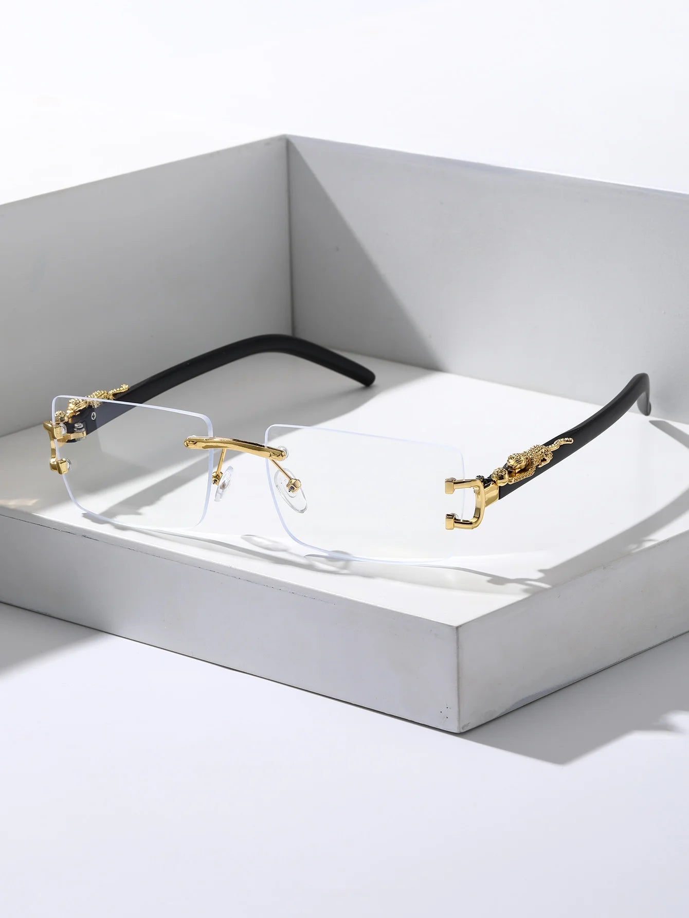Trendy Frameless Rectangular Personalized Sunglasses