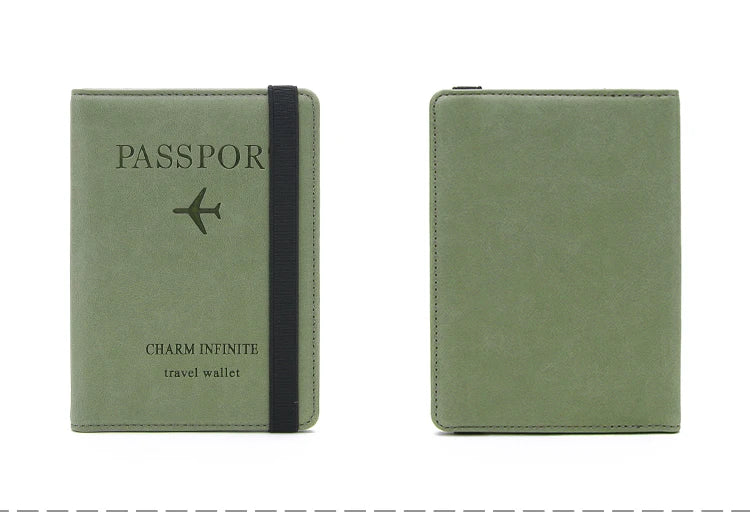 anti-theft multi-functional travel passport holder