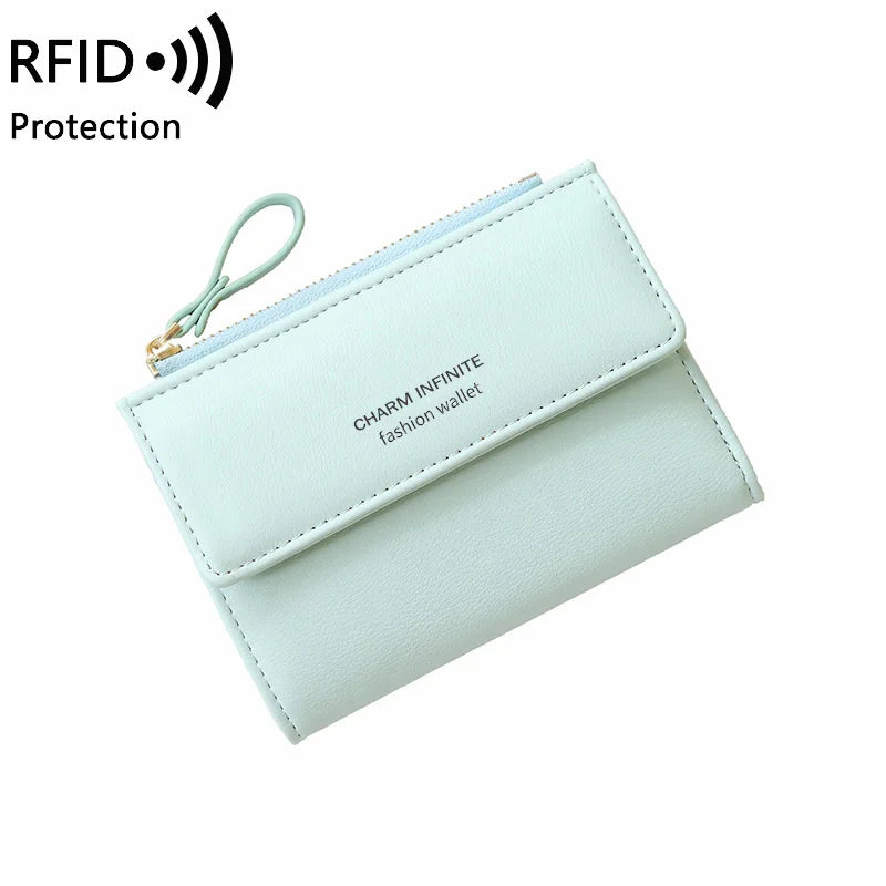 Anti-Theft Short Card Bag for Women