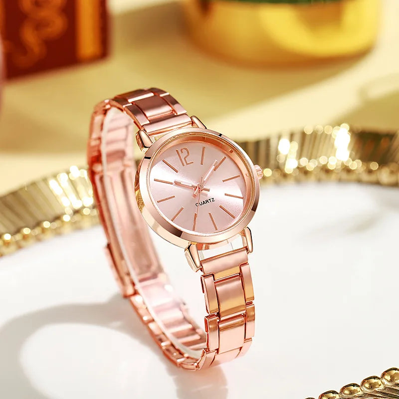 Gold Bracelet Quartz Wristwatch Watches