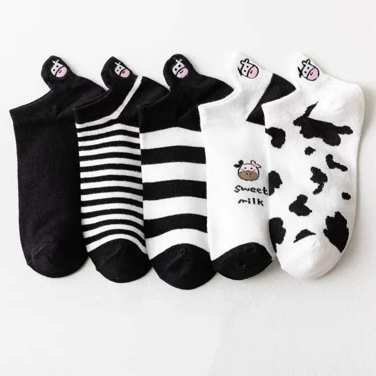 Womens Socks Lovely Cow Pattern