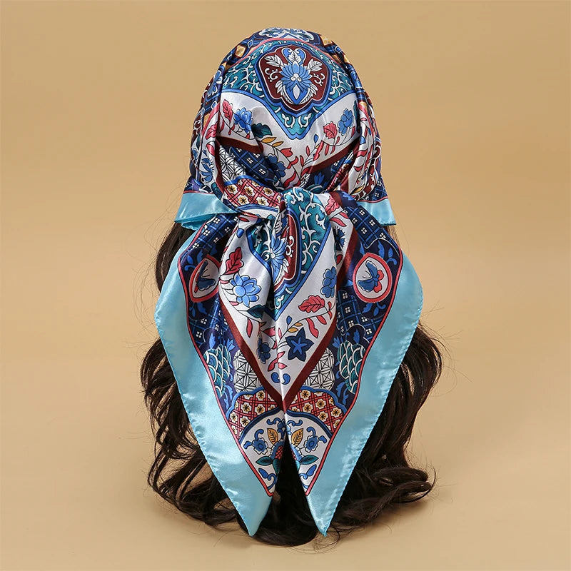 Satin Square Scarf