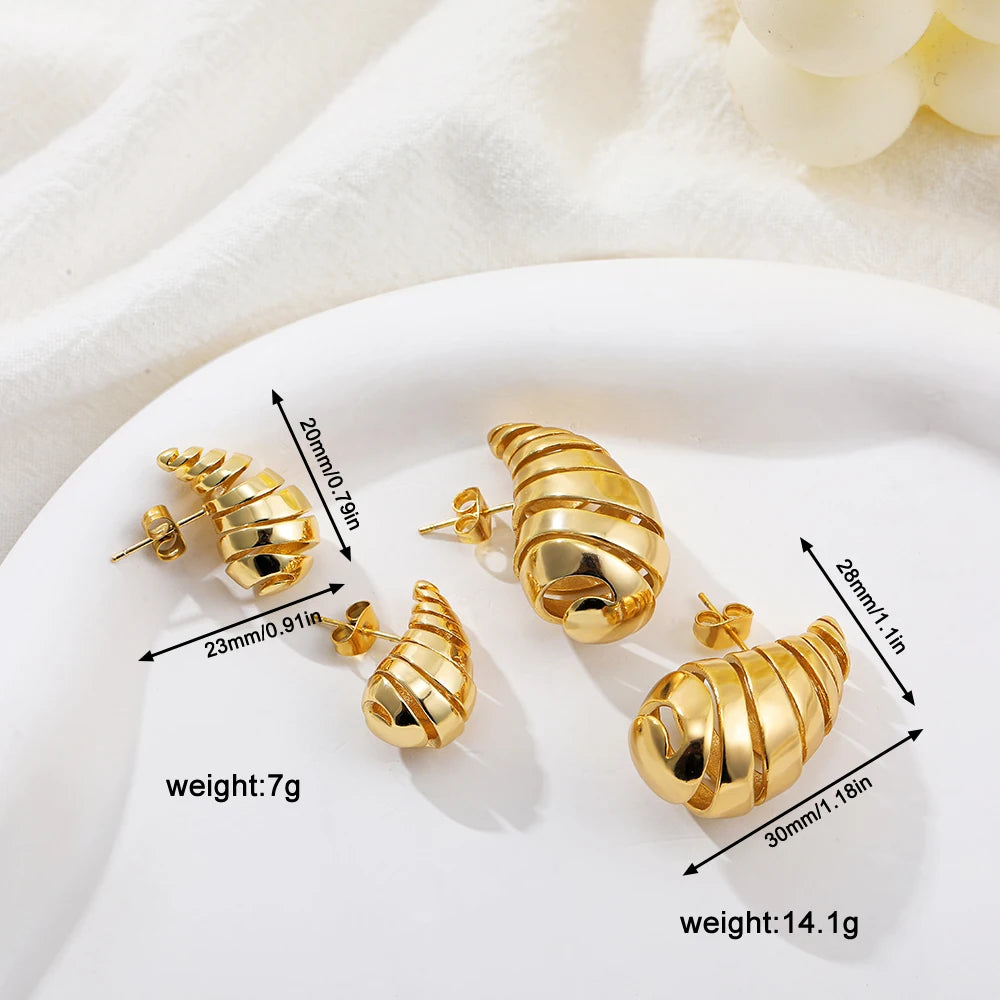 Exaggerate 50mm Big Water Drop Earrings