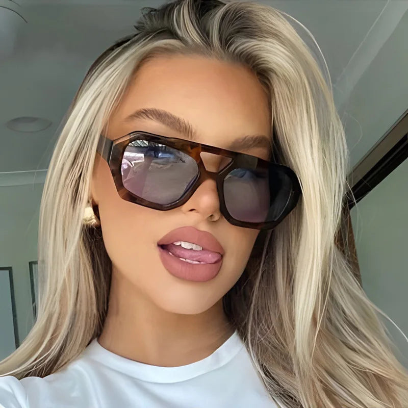 Women's Fashion Irregular Square Sunglasses