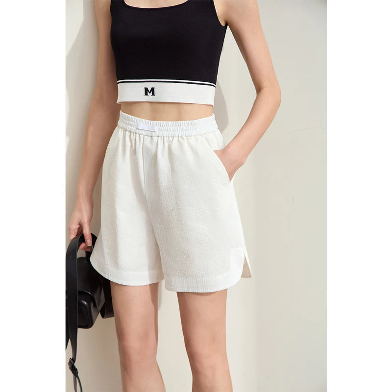 Minimalism Casual Shorts For Women