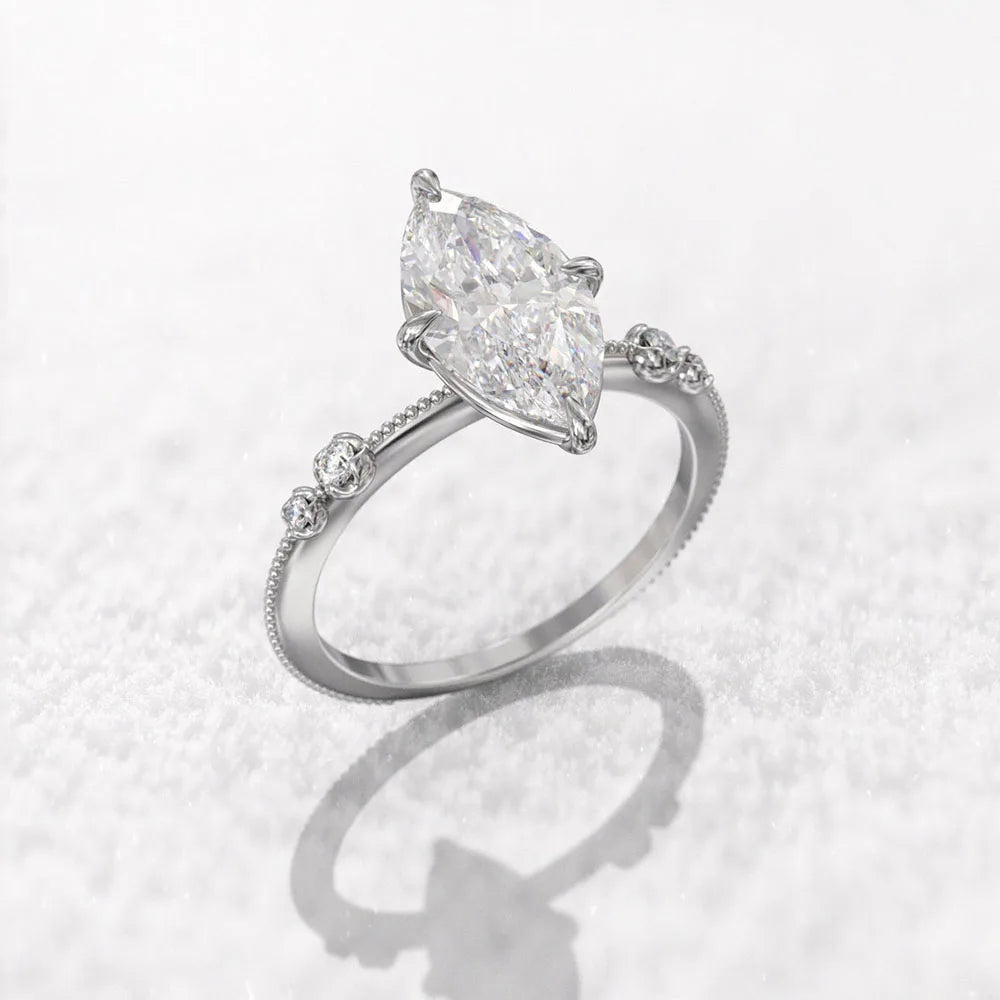 Crystal Marquise Cubic Zirconia Ring