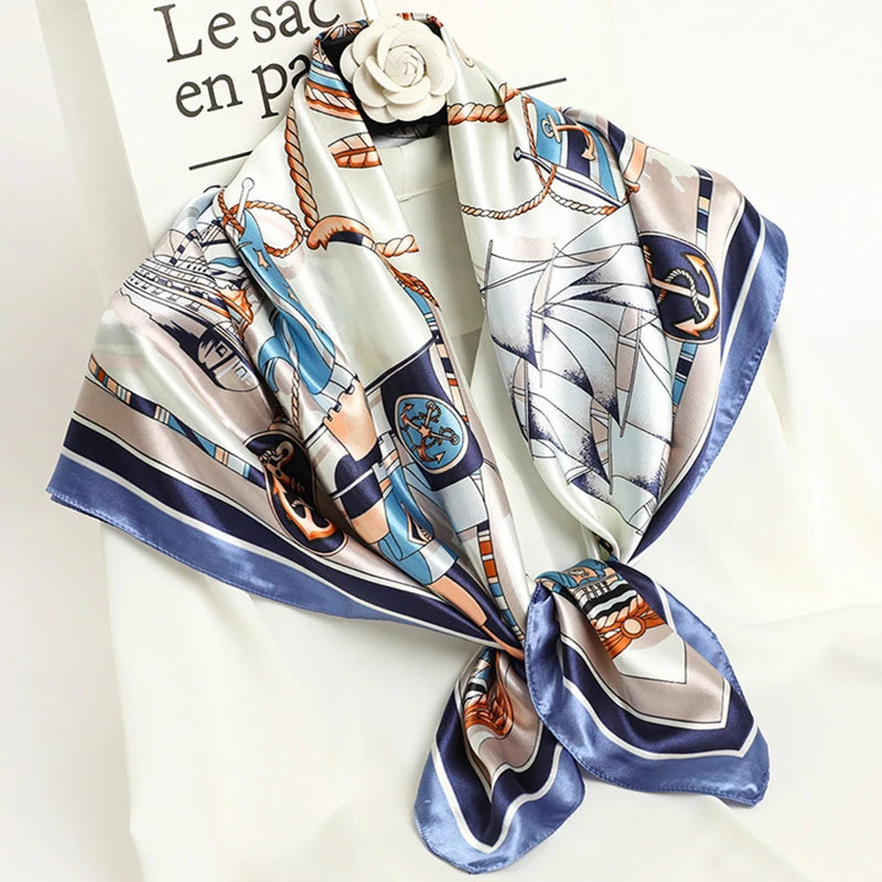 90*90cm Women Scarf Silk