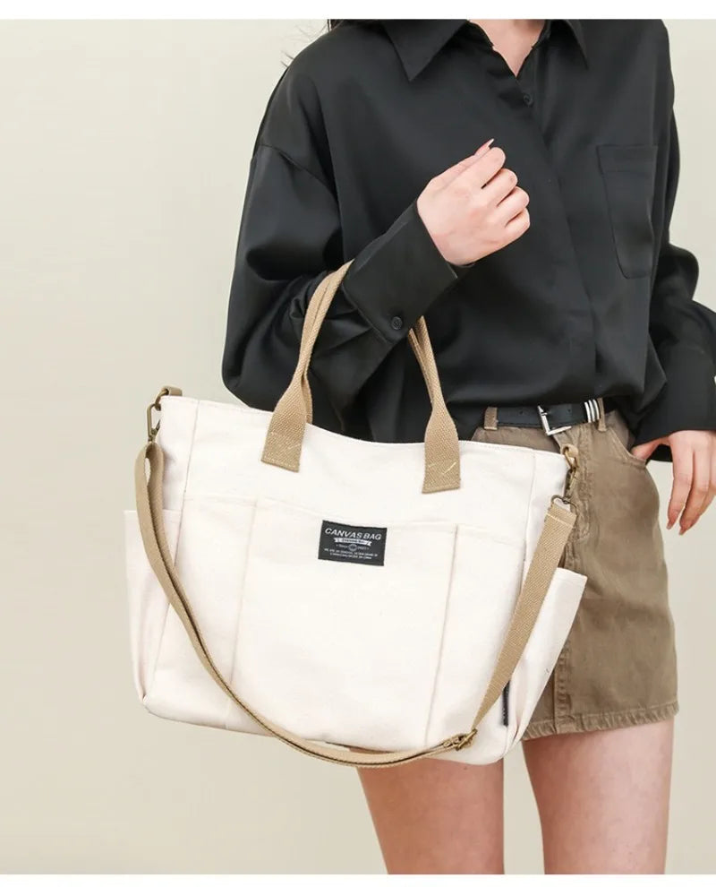 Single Shoulder Diagonal Cross Portable Tote Bag