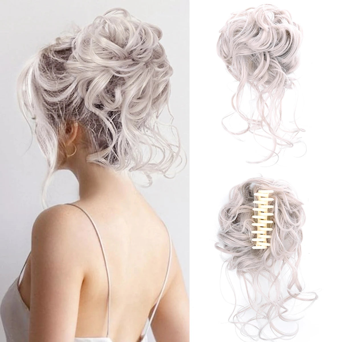 Hair Bun Clip In Ponytail Hair Extensions