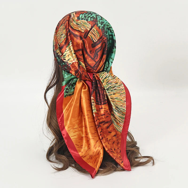 Satin Square Scarf