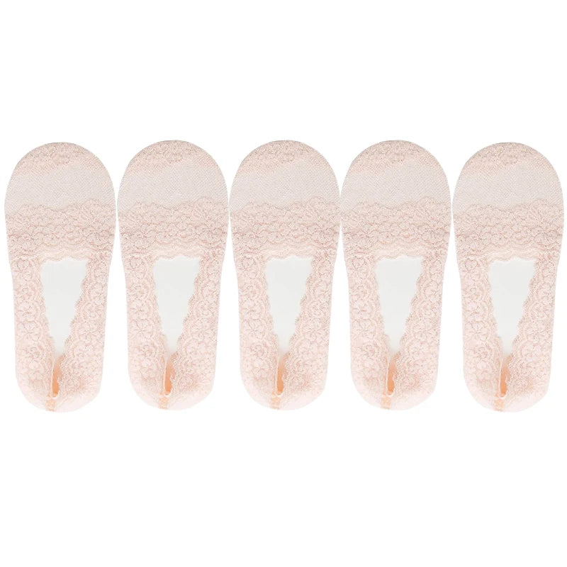 Cotton Transparent White Low Cut Boat Sock