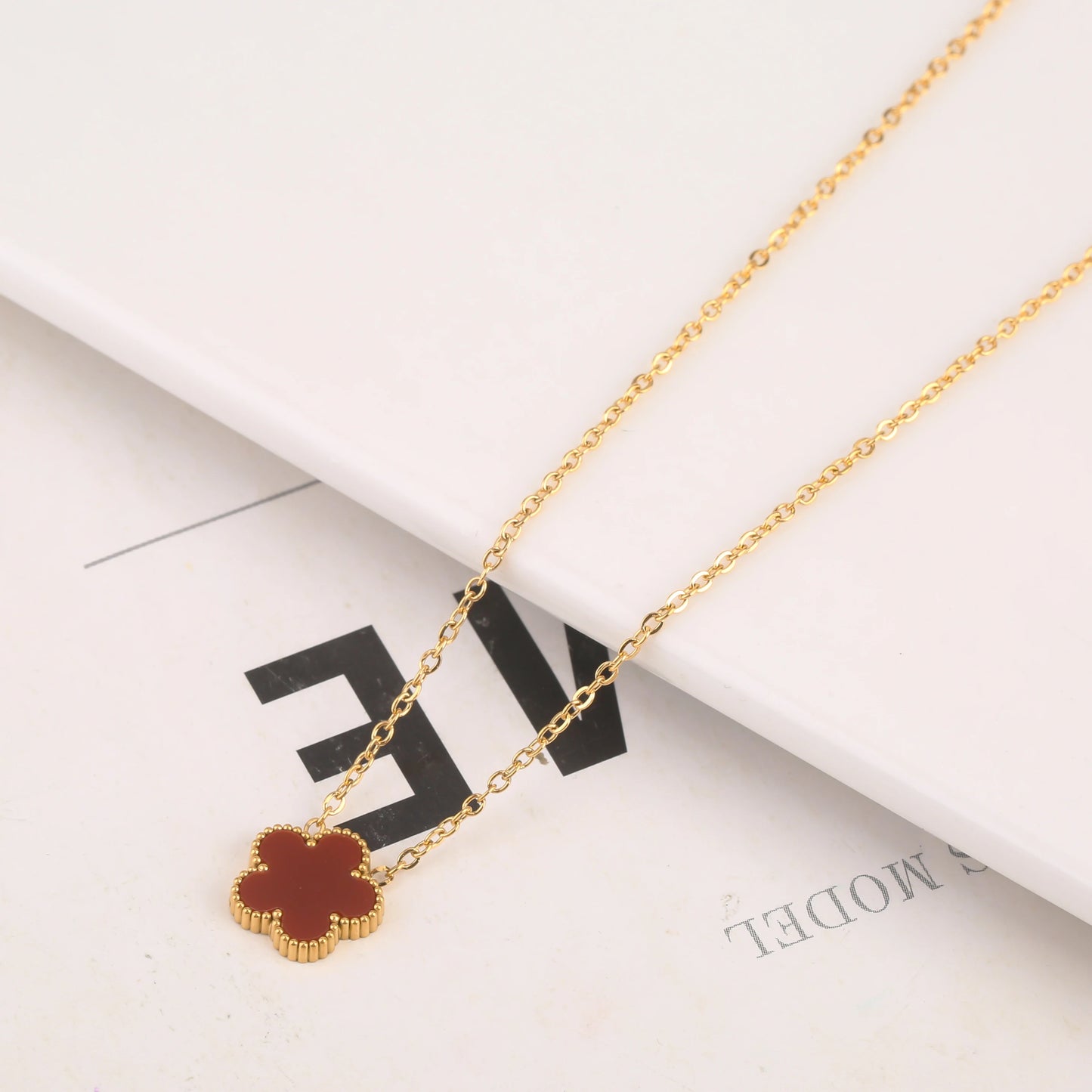 Adjustable New Design Gold Plated Stainless Steel 316L Plant Flower Bracelet