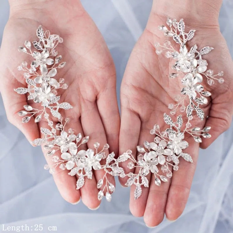 1pc bridal jewelry leaf headband