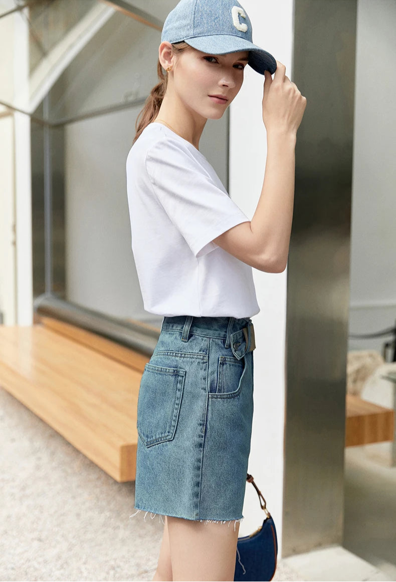 Minimalism Summer New Fashion Design Jeans for Women