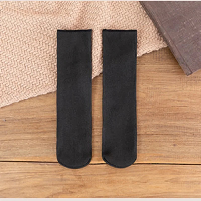 Warm Solid Women Socks
