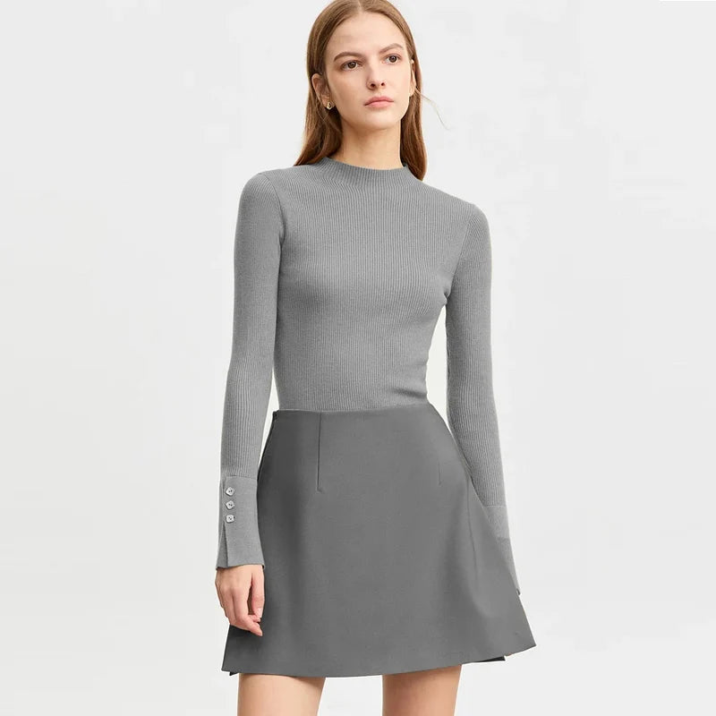 Minimalist Casual Shorts Skirts
