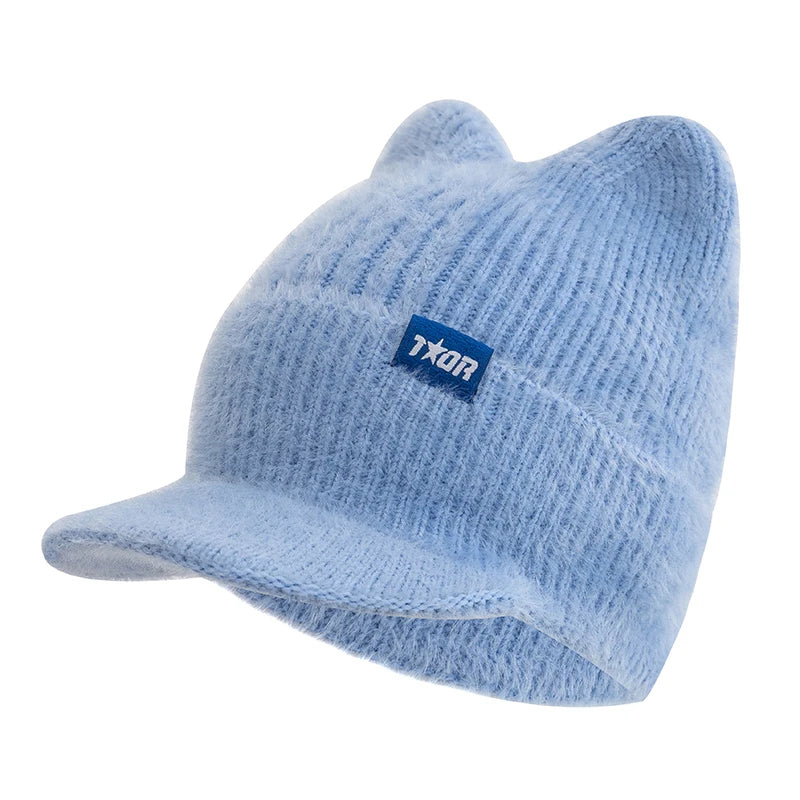 Cute Cat Ear Beanie Hats