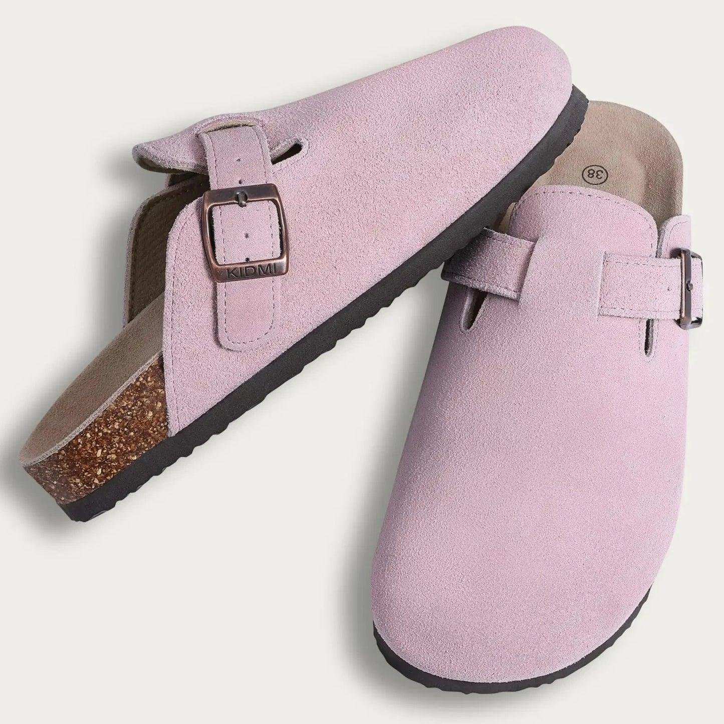 Classic Cork Antislip Outdoor Slippers With Arch Support