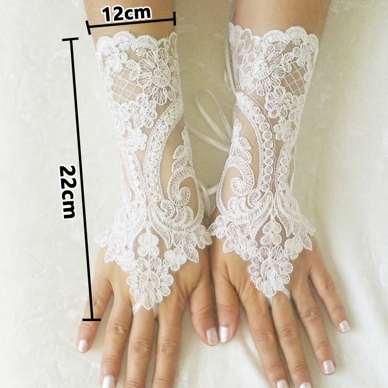 New Women Wedding Fingerless Gloves Accessory