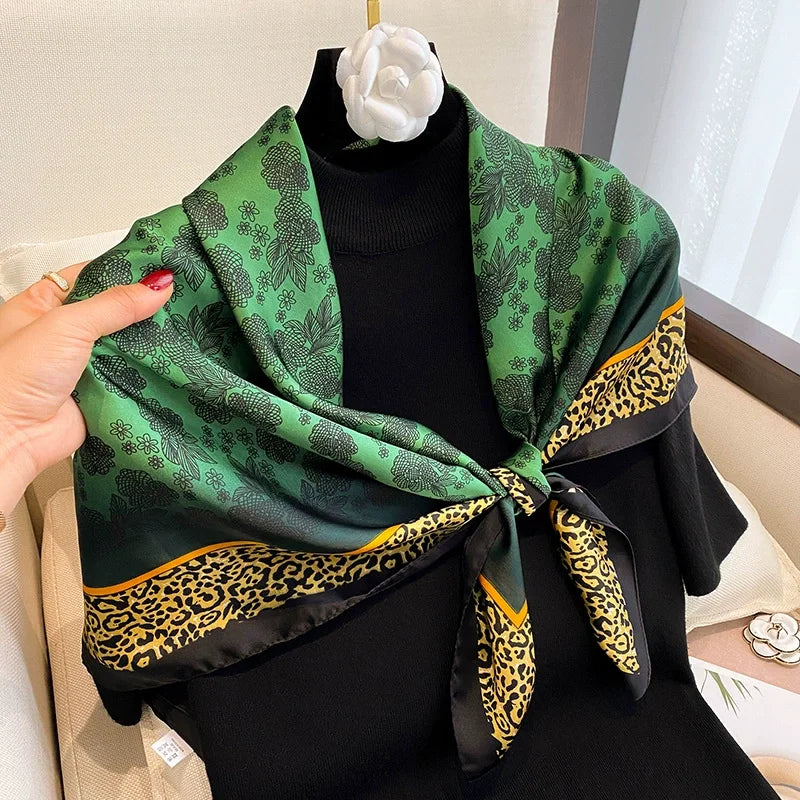 90*90cm Women Scarf Silk