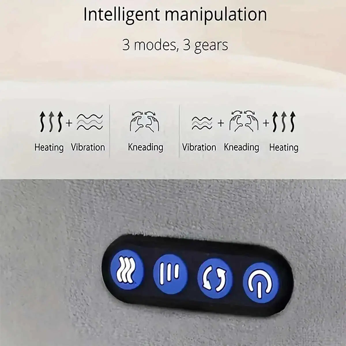 Portable U-Shape Neck Pillow Massage Machine