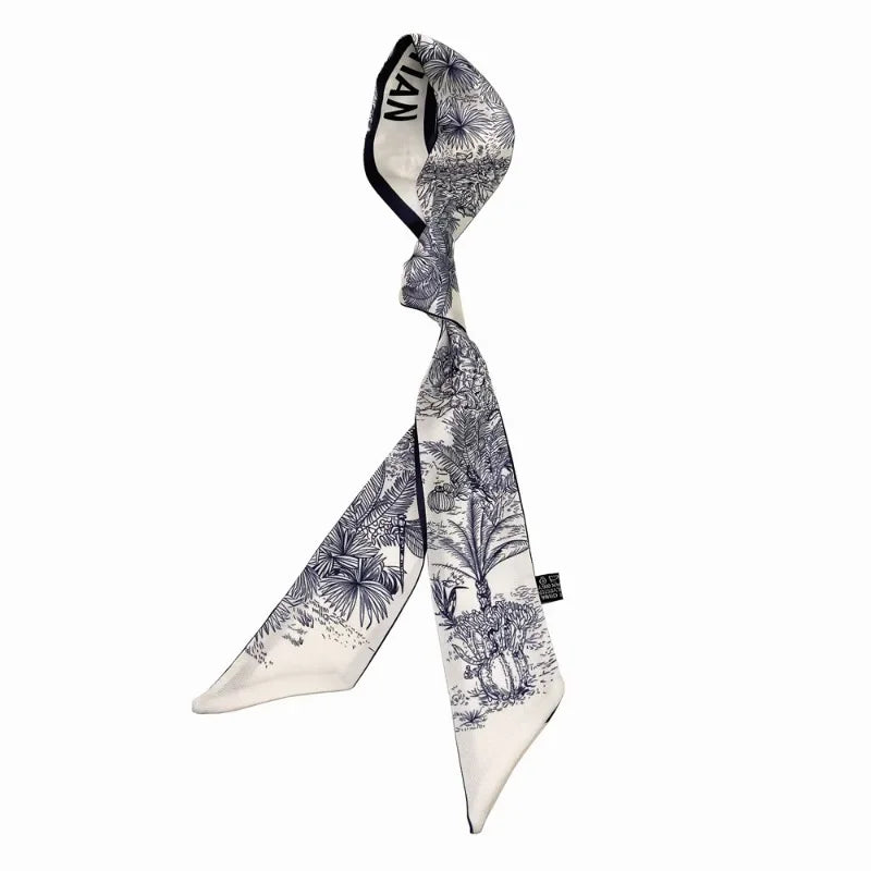 Spring Luxry Design Women Silk Ribbon Scarf
