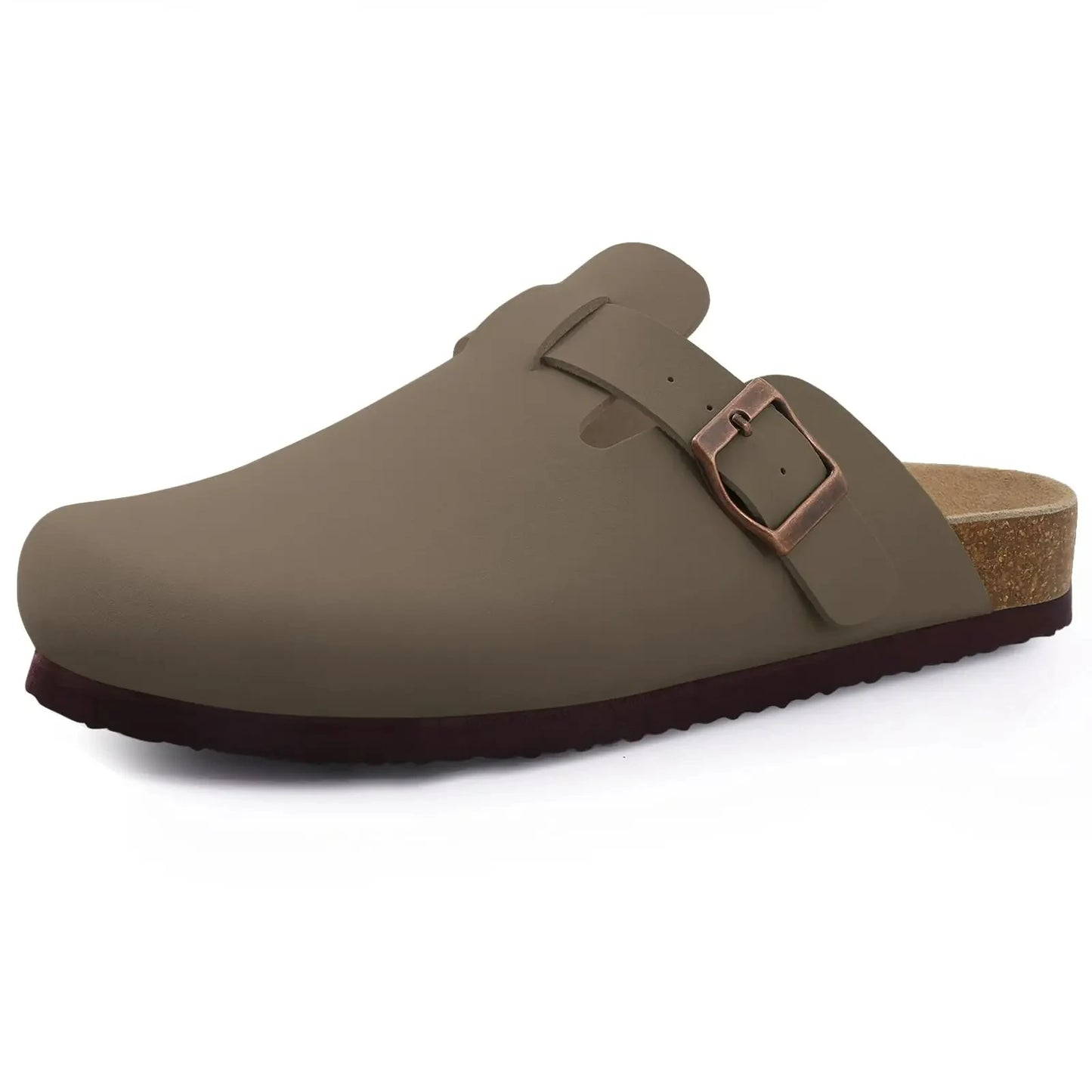 Classic Cork Antislip Outdoor Slippers With Arch Support