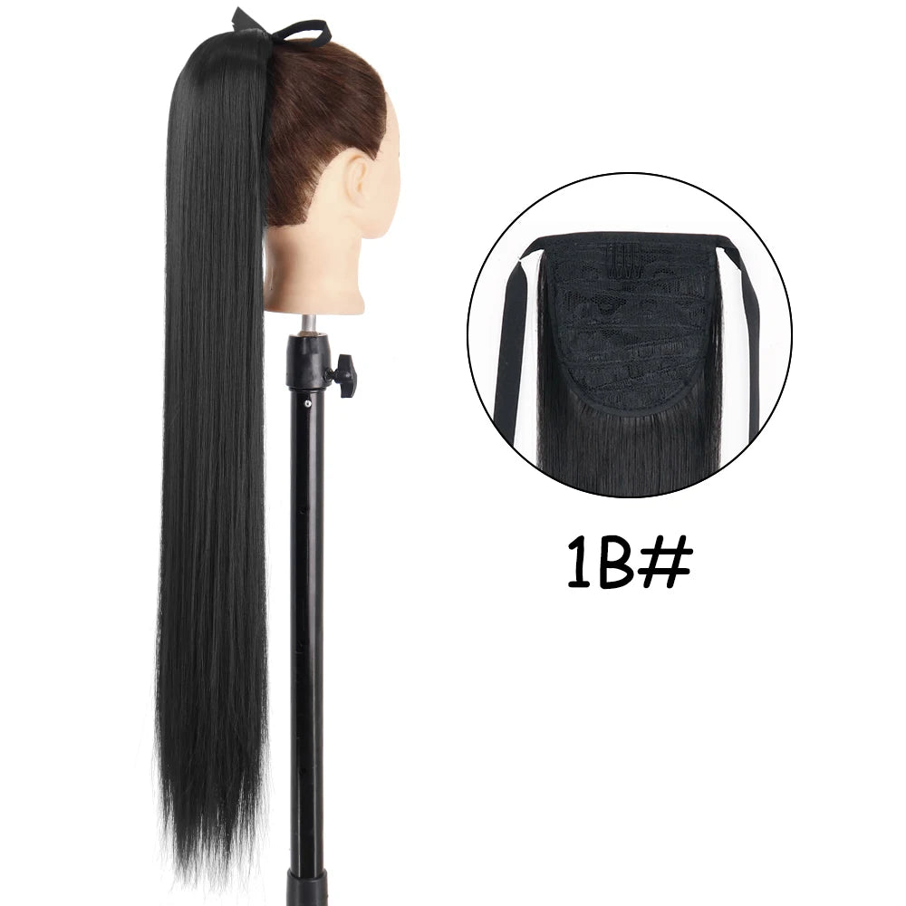 34inches Synthetic Ponytail Hair Extension