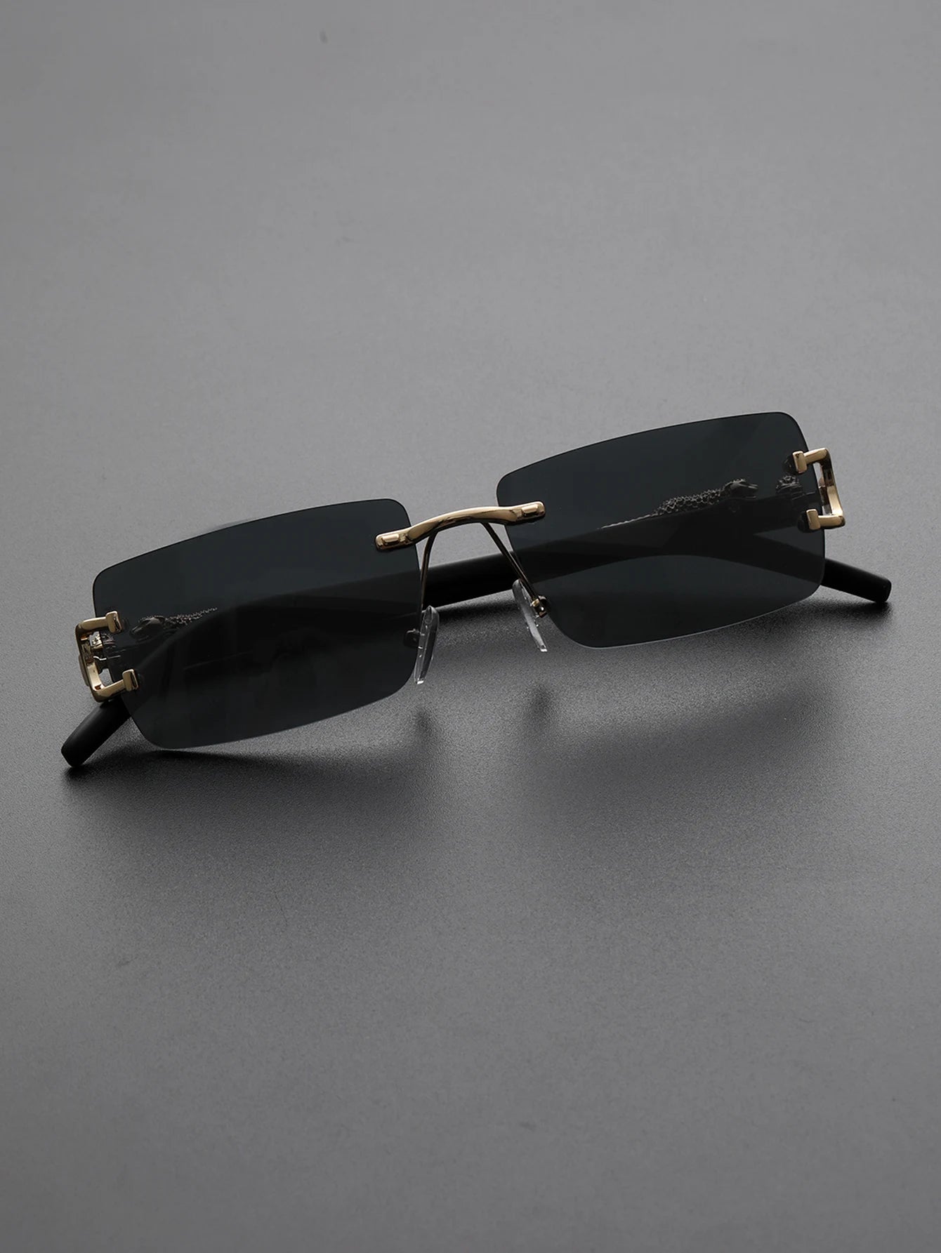 Trendy Frameless Rectangular Personalized Sunglasses