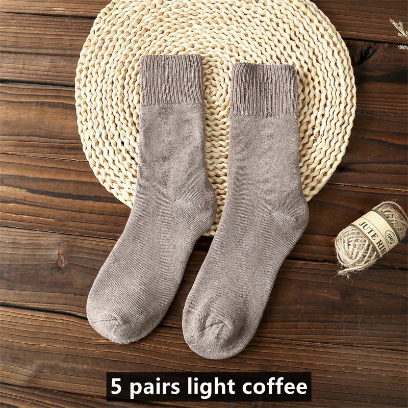 Thick Thermal Terry Socks
