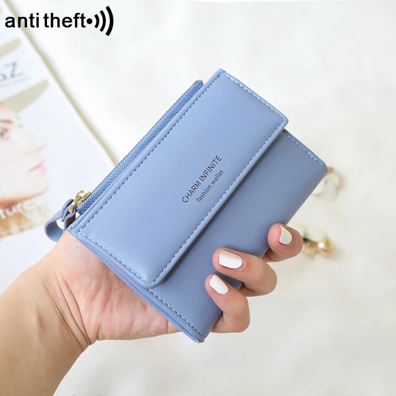 Anti-Theft Short Card Bag for Women