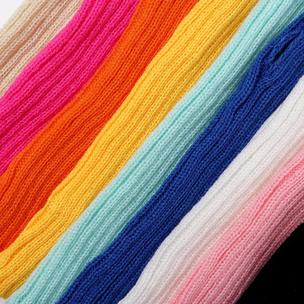 Knitted Arm Warmer Long Fingerless Gloves
