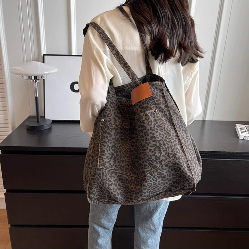 Leopard Pattern Tote Bag