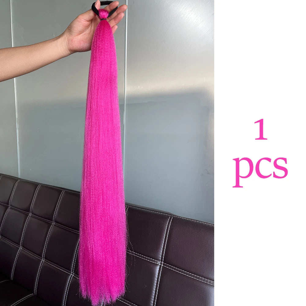 Synthetic Colorful Ponytail Extension