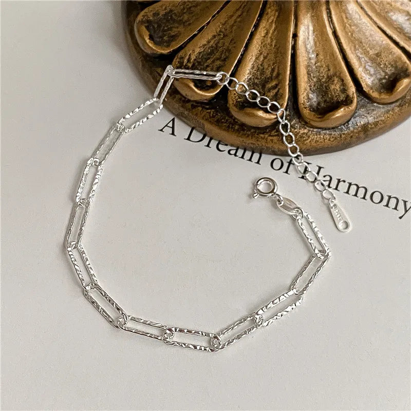 Luxury 925 Sterling Silver Star Beaded Bracelets