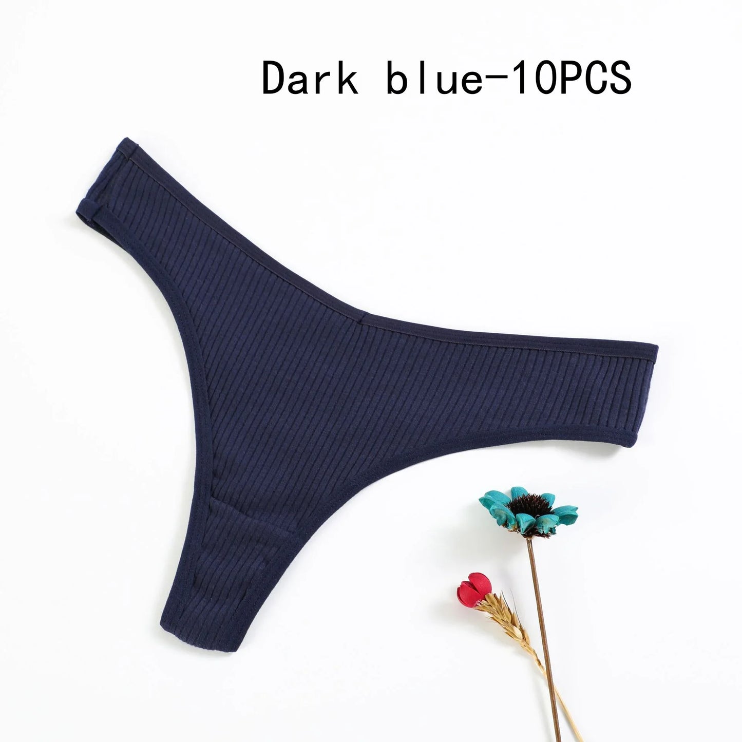 10PCS/Set Women's Panties Cotton Striped Underwear